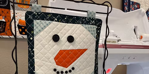 Embroidery by Number: Snowman (ITH)