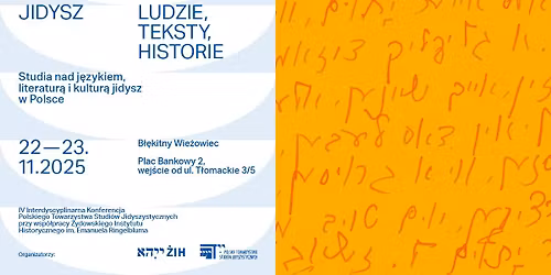 Jidysz \u2013 ludzie, teksty, historie. Studia nad j\u0119zykiem, literatur\u0105 i kultur\u0105 jidysz w Polsce