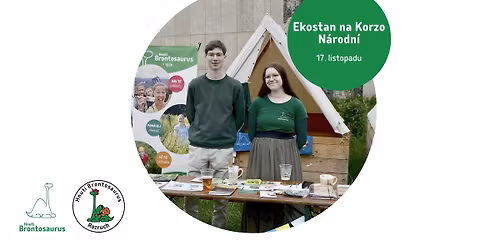 Brontosau\u0159\u00ed ekostan na Korzo N\u00e1rodn\u00ed