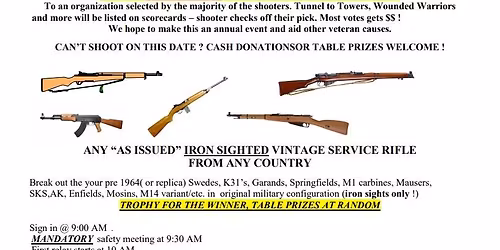 Vintage For Vets Rifle Match