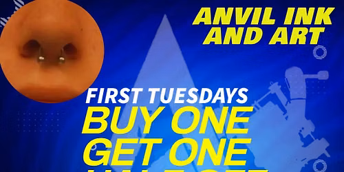 FIRST TUESDAY PIERCINGS SALE