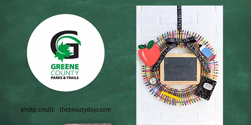 Back to School Crayon Wreath