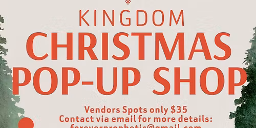 Kingdom Christmas Pop Up Shop