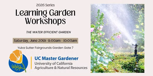 Learning Garden Workshop: THE WATER EFFICIENT GARDEN