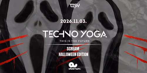 TECHNO YOGA \/\/ HALLOWEEN UV YOGA \/\/ Akv\u00e1rium Klub \/\/Nov. 3.