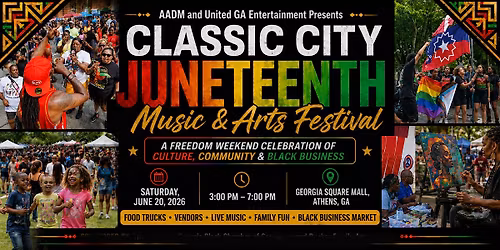 Classic City Juneteenth Music & Arts Fest 2026