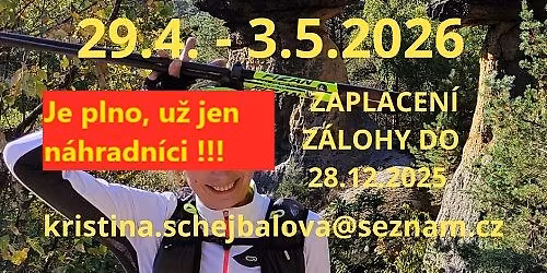 Koko\u0159\u00ednsko - dlouh\u00fd aktivn\u00ed Nordic Walking v\u00edkend U B\u00e1by \u0160ubrov\u00fd