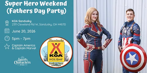KOA Saundusky Super Hero Weekend