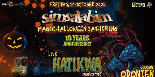 SIMSALABIM \/ MAGIC HALLOWEEN GATHERING  \/ 19 YEARS ANNIVERSARY
