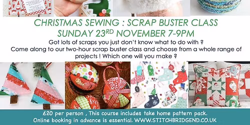 SCRAP SEWING : FESTIVE EDITION