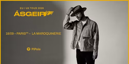\u00c1sgeir | 18 SEPTEMBRE 2026 | LA MAROQUINERIE, PARIS