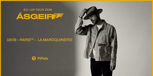 \u00c1sgeir | 18 SEPTEMBRE 2026 | LA MAROQUINERIE, PARIS
