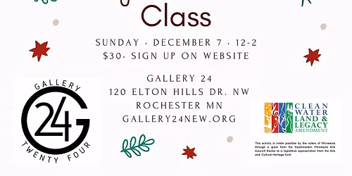 Needle felted gnome class.