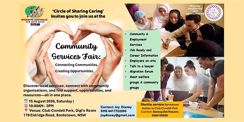 Community Services Fair (Free) Open Day