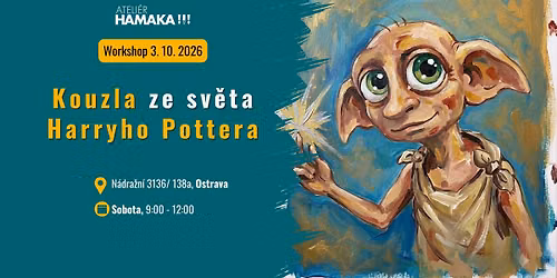 Kouzla ze sv\u011bta Harryho Pottera | akrylov\u00e1 malba 