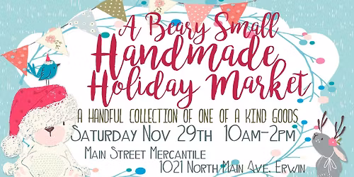 A Beary Small Handmade Holiday Market