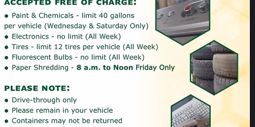 Free Recycling Week by MoCo