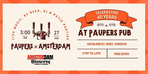 40 Years of Cheers: Celebrating 40 Years at Paupers Pub