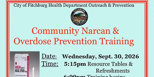 Community Narcan & Overdose Prevention Training