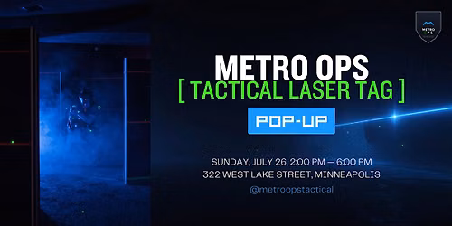 Metro Ops' Tactical Laser Tag Pop-Up