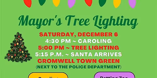 Cromwell Mayor's Tree Lighting