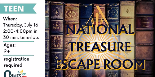 National Treasure Escape Room