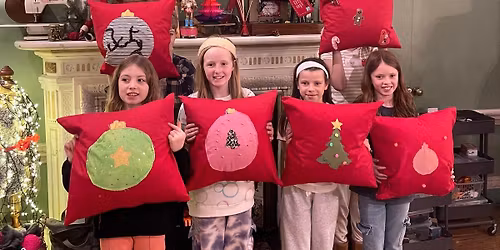 Christmas Patchwork Cushion