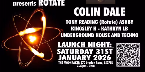 THE DARK ROOM presents ROTATE with COLIN DALE