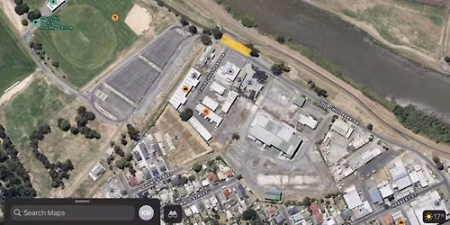 Clean-up on North Esk Levee near Churchill Park Sports Complex