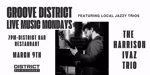 The Harrison Ivaz Trio live at District Bar