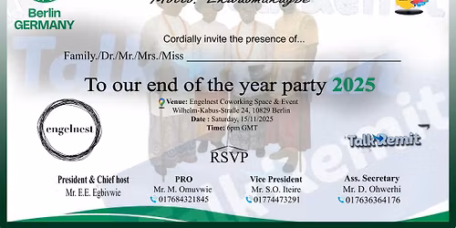 Urhobo Progress Union Berlin e.V. Germany. 