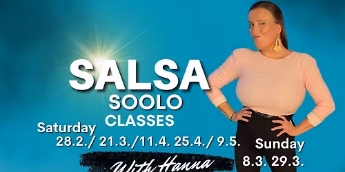 Salsa Solo On2 Classes with Hanna