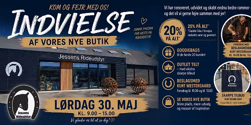 INDVIELSE AF VORES NYE BUTIK \ud83c\udf38