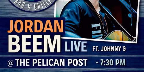 Jordan Beem LIVE at The Pelican Post!