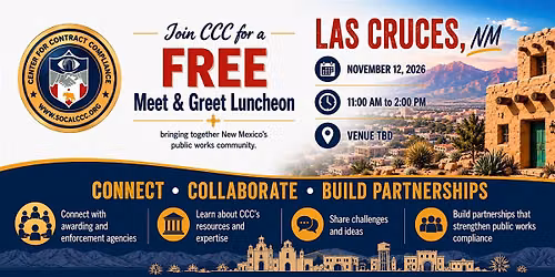 Public Works Meet & Greet Luncheon - Las Cruces, New Mexico