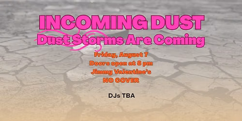 Incoming Dust: Dust Storms Are coming