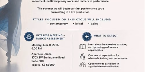 Aperture Dance Ensemble Interest Meeting