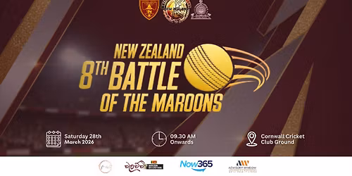8th Battle of The Maroons New Zealand