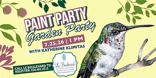 Garden Party Paint Party
