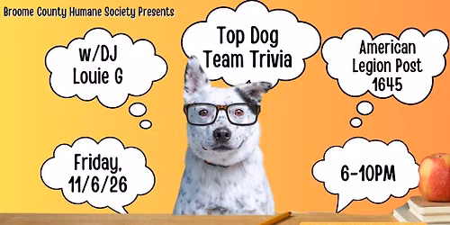2026 Top Dog Team Trivia