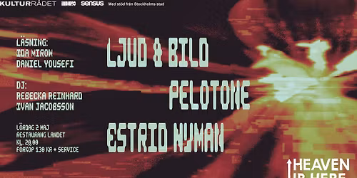 Heaven Up Here: Ljud & Bild + Pelotone + Estrid Nyman