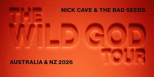 Nick Cave & the Bad Seeds WILD GOD TOUR 