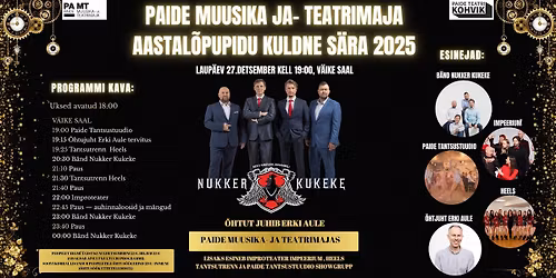 Kuldne S\u00e4ra 2025 \u2013 Paide Muusika- ja Teatrimaja Aastal\u00f5pupidu