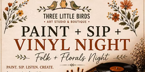 Paint & Sip Vinyl Nights