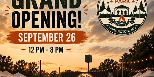 \ud83d\udd25 Fire Pit Park Grand Opening \ud83d\udd25