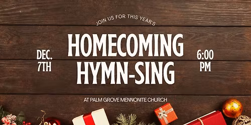 Homecoming Hymn-Sing