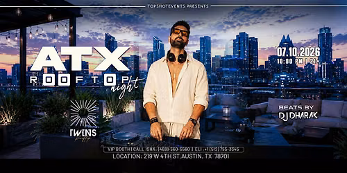 ATX Rooftop Party | Bollywood AT TWINS Rooftop