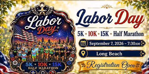 Labor Day 5k, 10k, 15k, Half Marathon