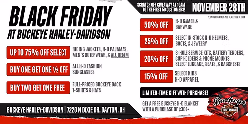 Buckeye Black Friday