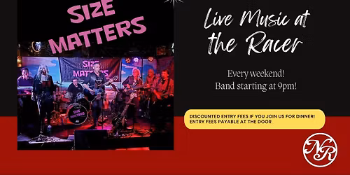 Live Music at the Racer ft. Size Matters